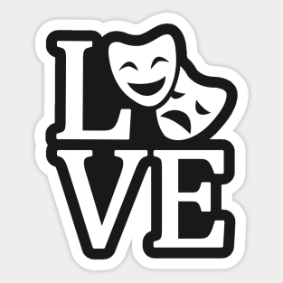 Love Theatre Sticker